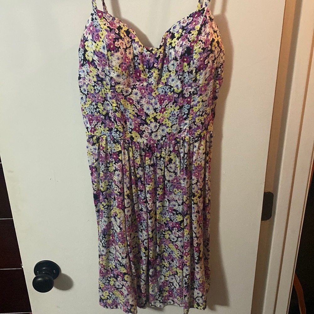 Strapping floral dress